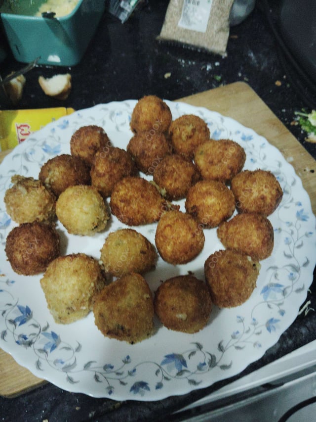 Delicious Fried Cheese Balls prepared by COOX