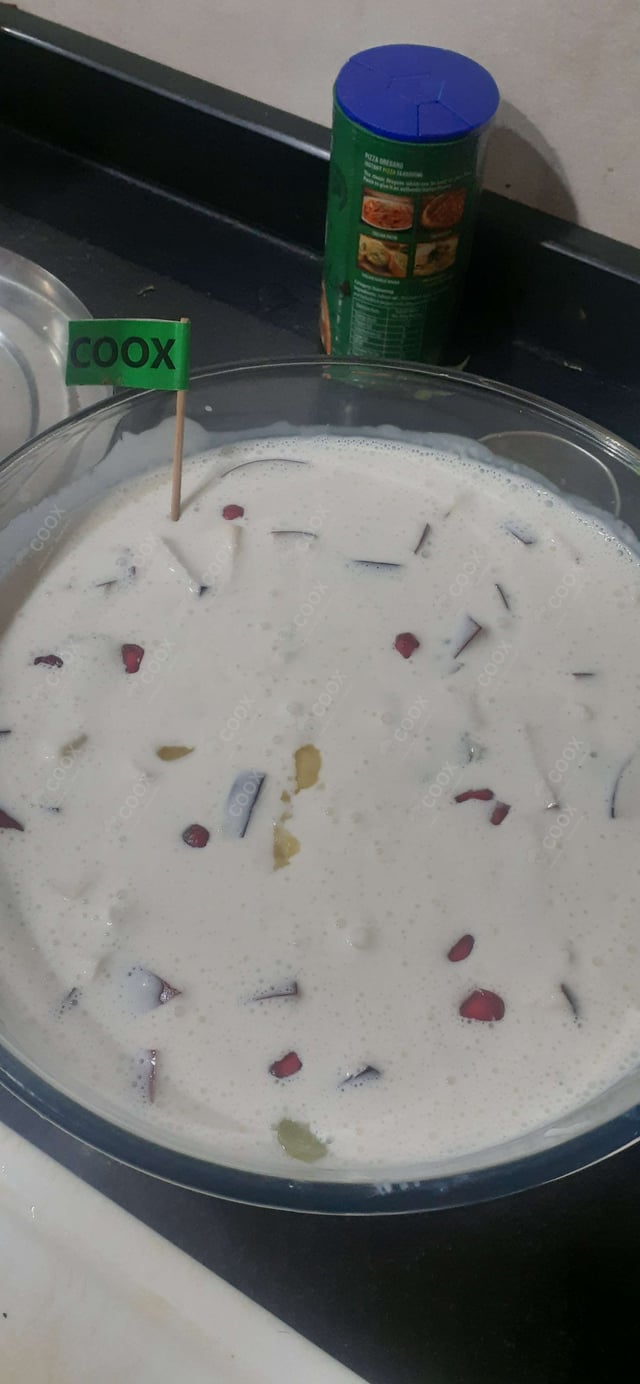 Tasty Fruit Cream cooked by COOX chefs cooks during occasions parties events at home