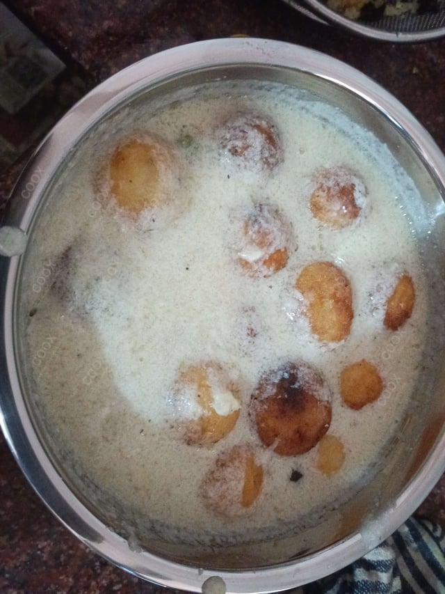 Tasty Malai Kofta (White Gravy) cooked by COOX chefs cooks during occasions parties events at home