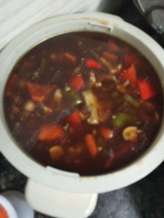 Delicious Mix Veg in Hot Garlic Sauce prepared by COOX