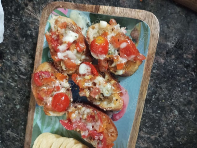 Delicious Tomato Mushroom Bruschetta prepared by COOX