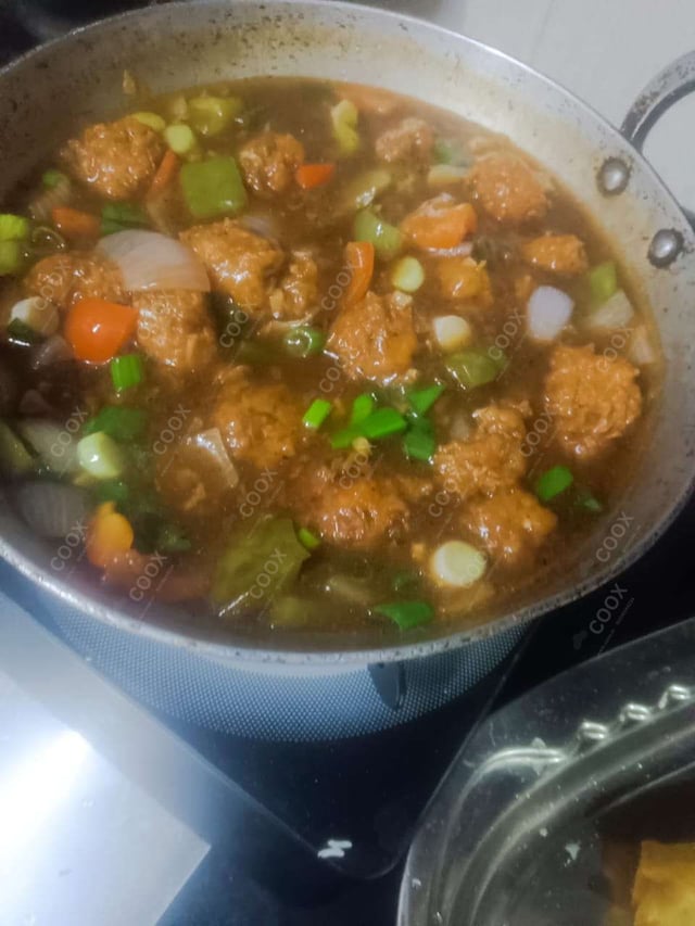Delicious Veg Manchurian (Gravy) prepared by COOX