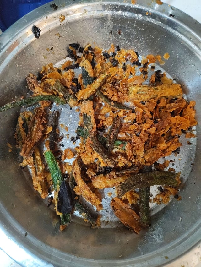 Delicious Kurkuri Bhindi prepared by COOX