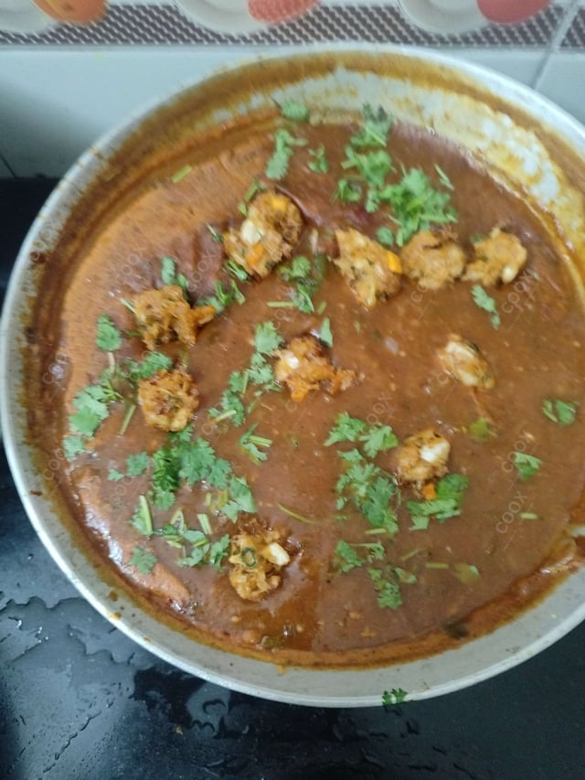 Delicious Veg Manchurian (Gravy) prepared by COOX