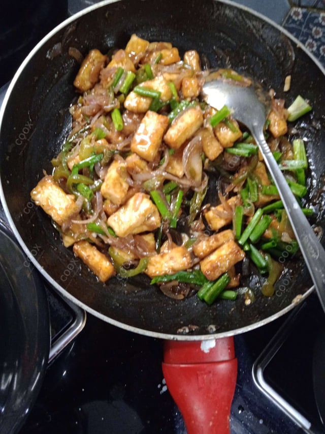 Delicious Chilli Paneer (Dry) prepared by COOX