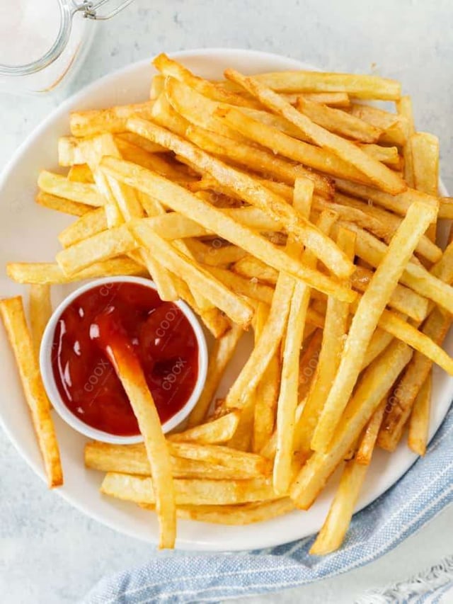 Delicious Peri Peri Fries prepared by COOX