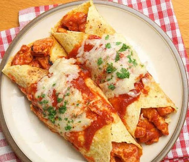 Tasty Enchiladas cooked by COOX chefs cooks during occasions parties events at home