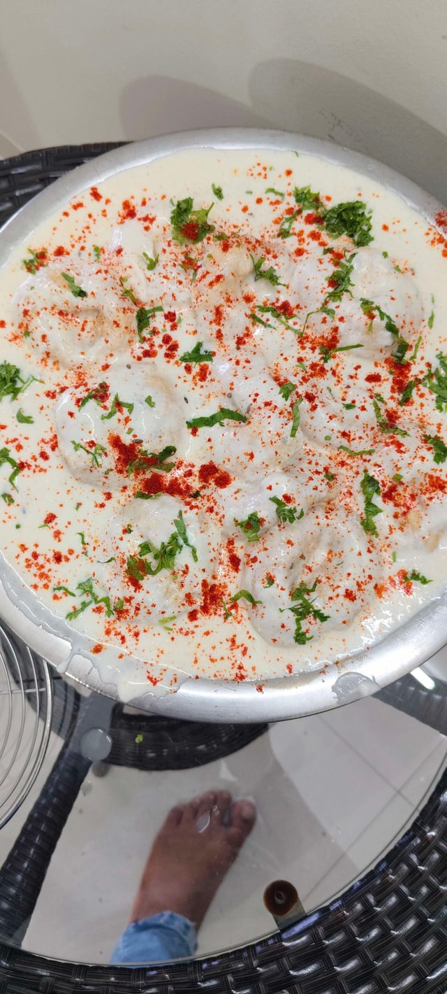 Tasty Dahi Vada cooked by COOX chefs cooks during occasions parties events at home