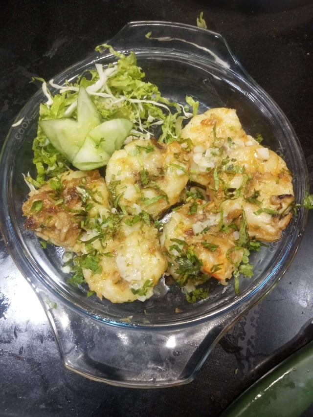 Delicious Butter Garlic Prawns prepared by COOX