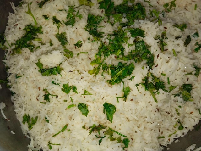 Delicious Jeera Rice prepared by COOX