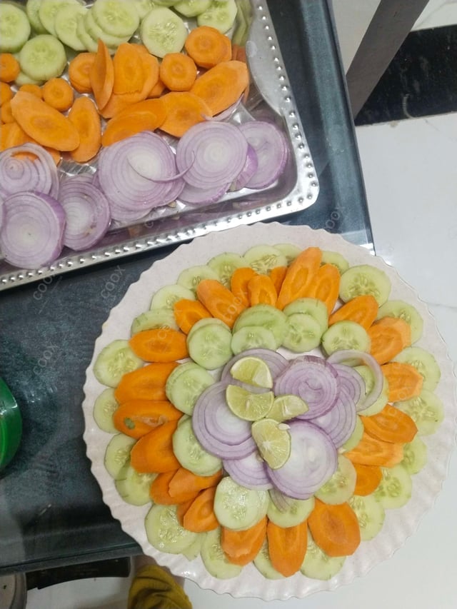 Delicious Salad, Papad prepared by COOX