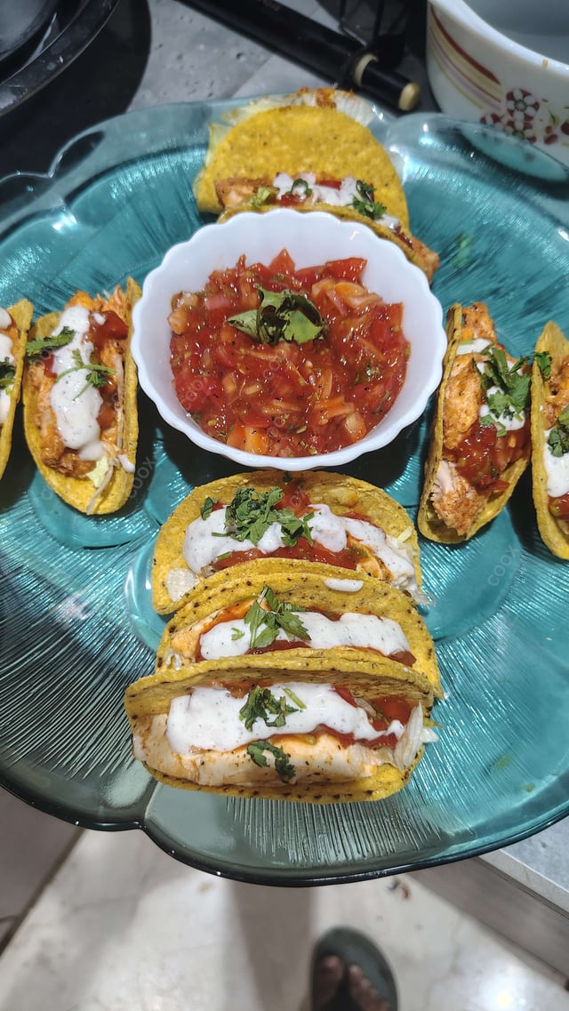 Tasty Grilled Chicken Taco cooked by COOX chefs cooks during occasions parties events at home