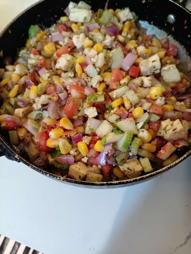 Tasty American Corn Salad cooked by COOX chefs cooks during occasions parties events at home