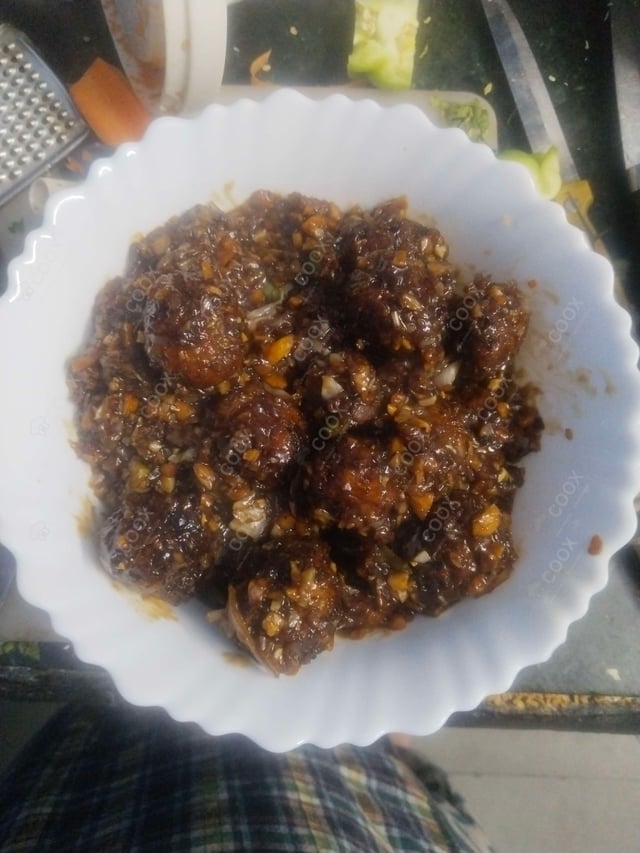 Delicious Veg Manchurian (Dry) prepared by COOX
