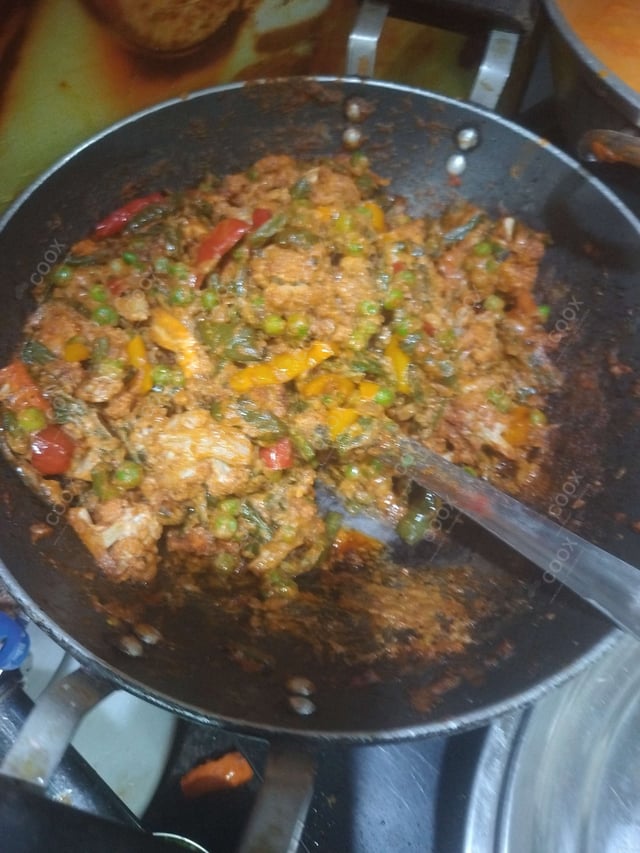 Delicious Veg Jalfrezi prepared by COOX