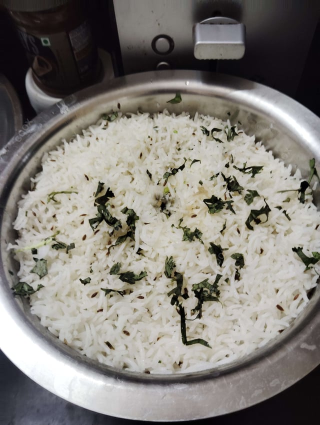 Delicious Jeera Rice prepared by COOX