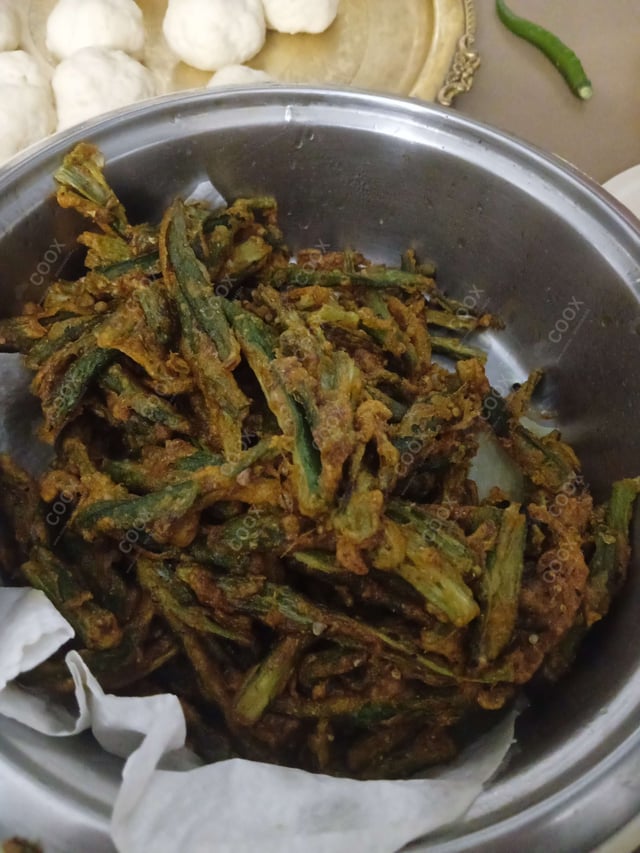 Delicious Kurkuri Bhindi prepared by COOX