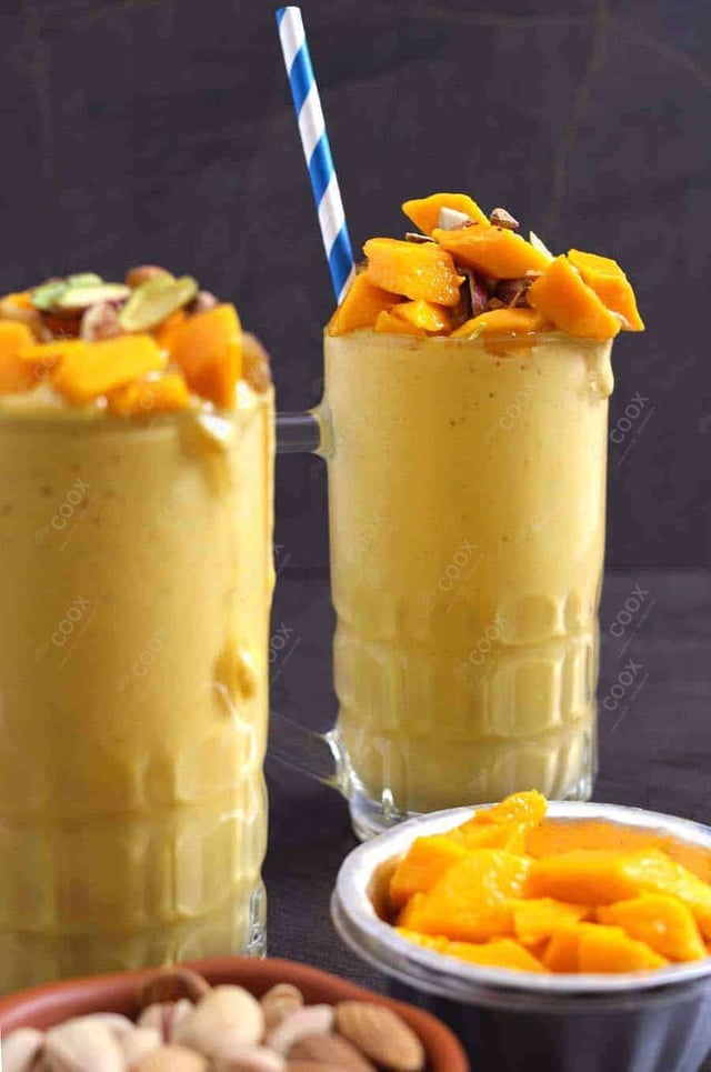 Delicious Mango Milkshake prepared by COOX
