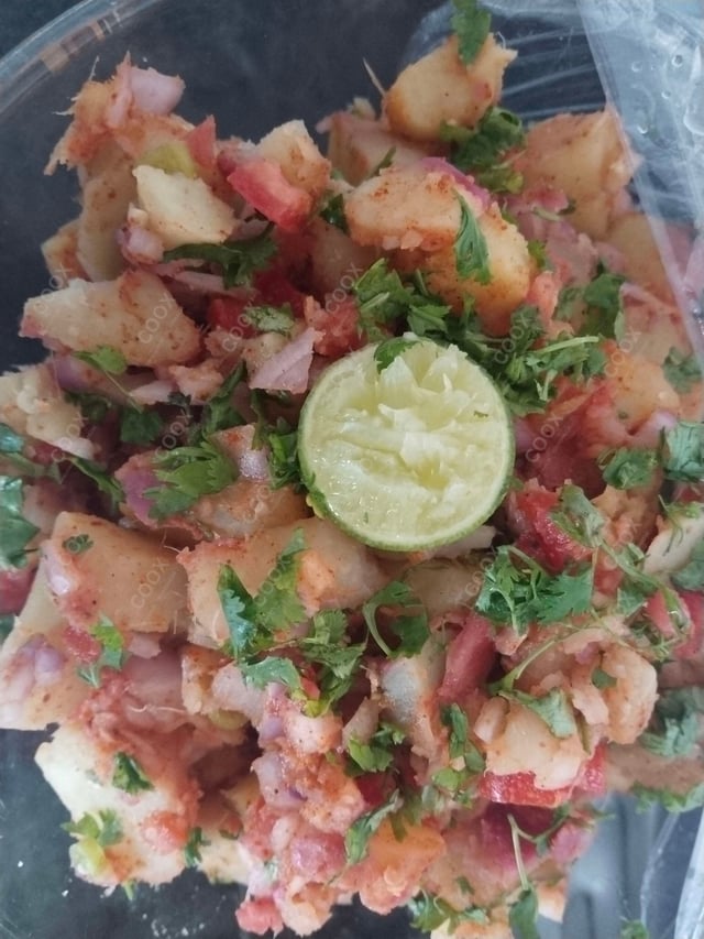 Tasty Shakarkandi Chaat cooked by COOX chefs cooks during occasions parties events at home