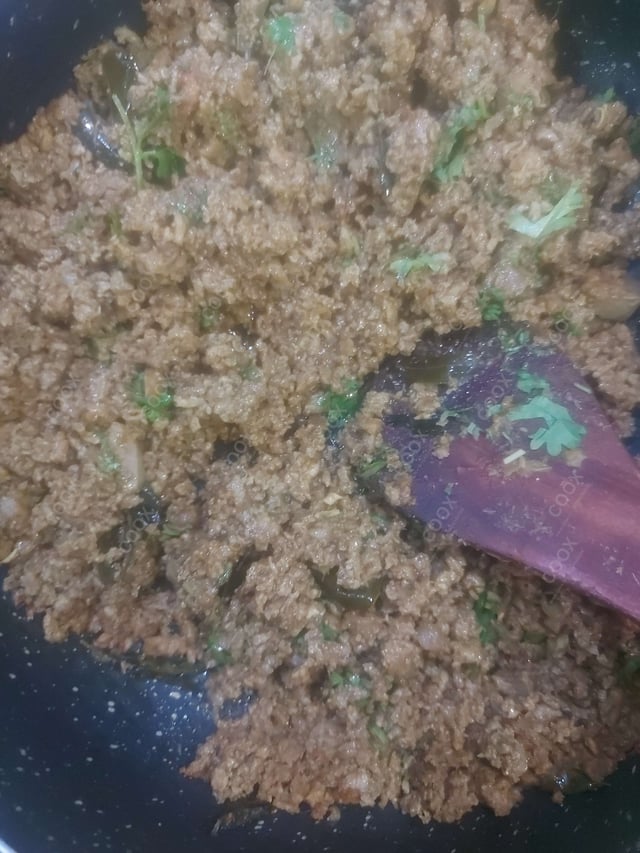 Tasty Mutton Keema cooked by COOX chefs cooks during occasions parties events at home