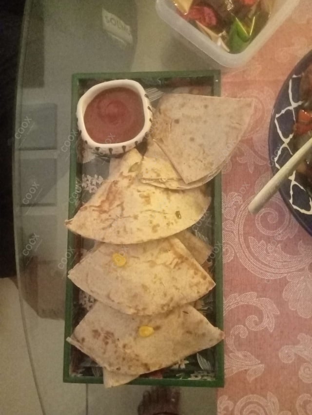 Delicious Veg Quesadillas prepared by COOX
