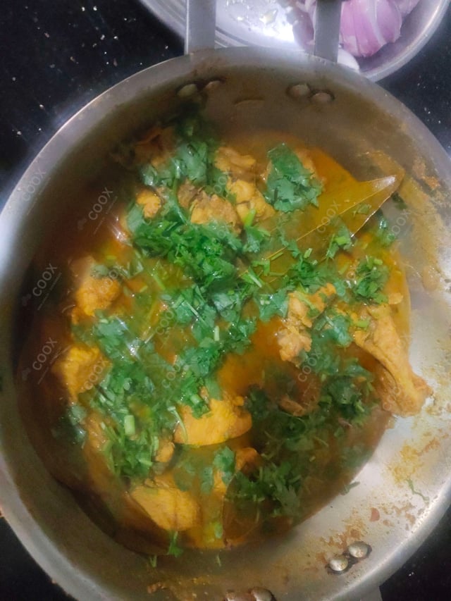 Delicious Kadhai Chicken prepared by COOX