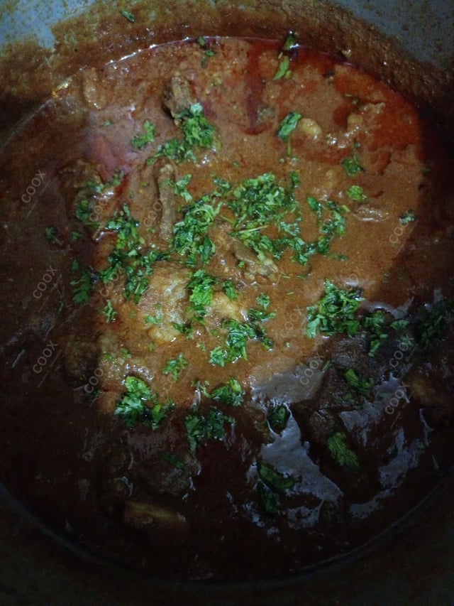 Delicious Mutton Rogan Josh prepared by COOX
