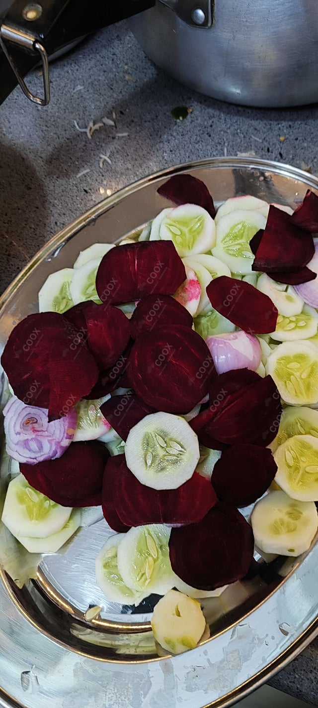 Delicious Salad, Papad prepared by COOX