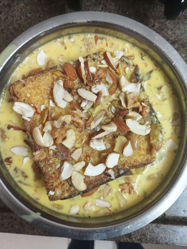 Delicious Shahi Tukda prepared by COOX
