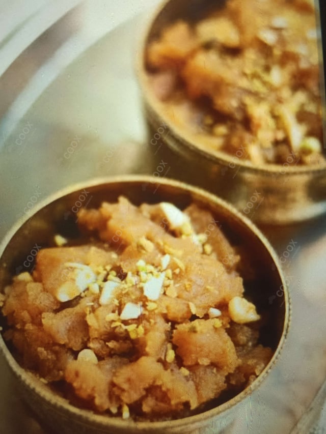 Delicious Moong Dal Halwa prepared by COOX