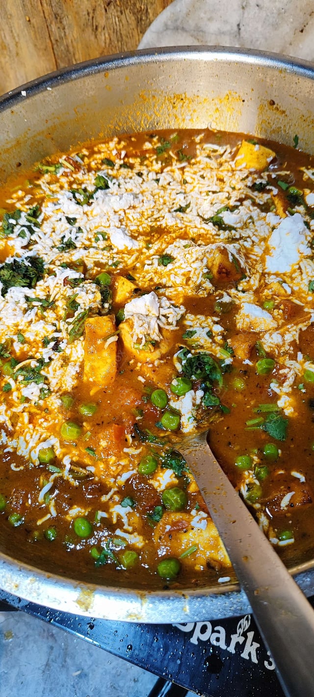 Delicious Matar Paneer prepared by COOX