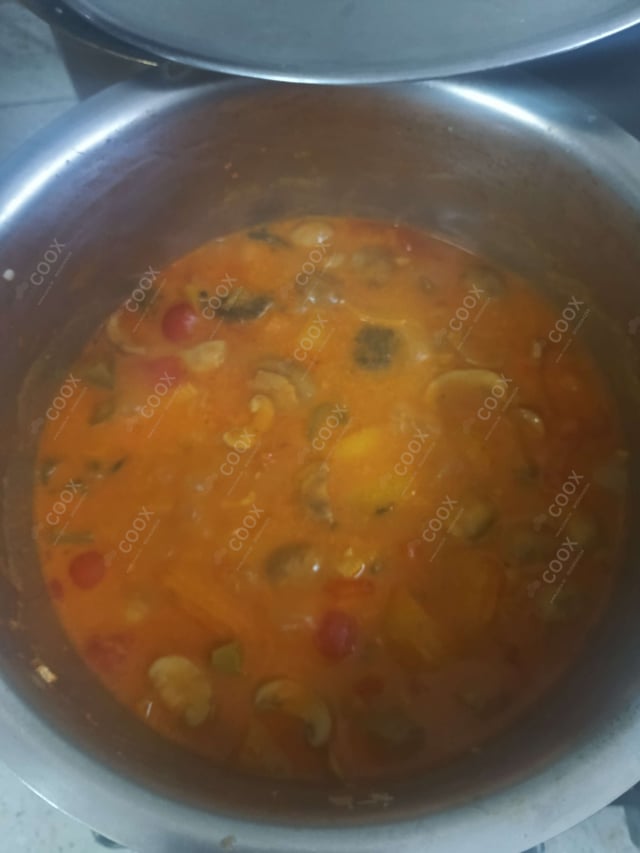 Delicious Red Thai Curry prepared by COOX