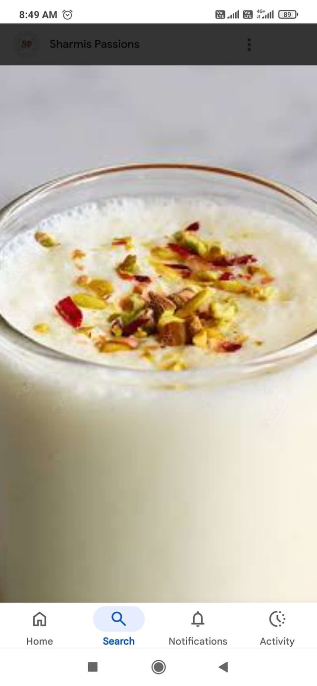 Tasty Thandai cooked by COOX chefs cooks during occasions parties events at home