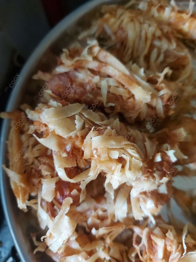 Delicious Threaded Paneer  prepared by COOX