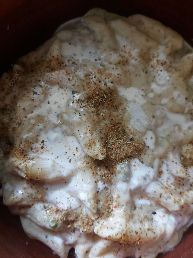 Delicious Pasta in White Sauce prepared by COOX