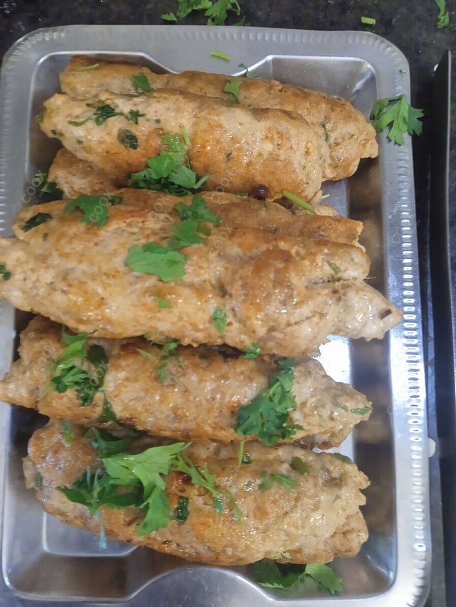 Delicious Chicken Seekh Kebab prepared by COOX