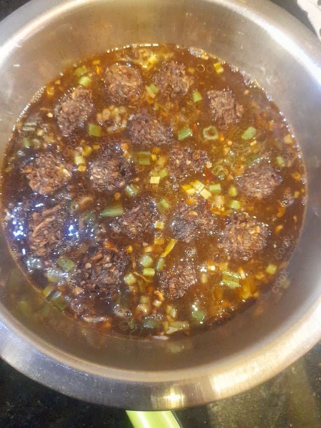 Delicious Veg Manchurian (Gravy) prepared by COOX