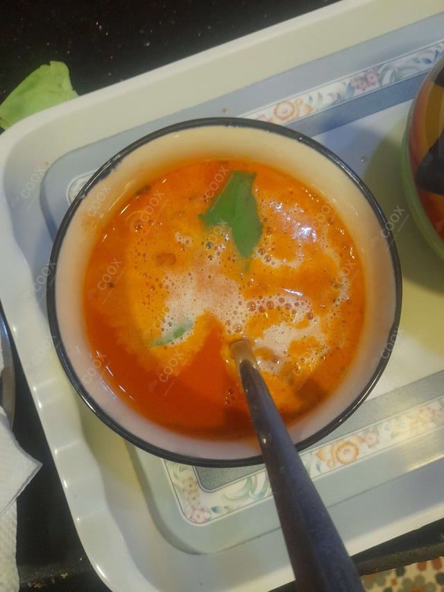 Delicious Tomato Basil Soup prepared by COOX