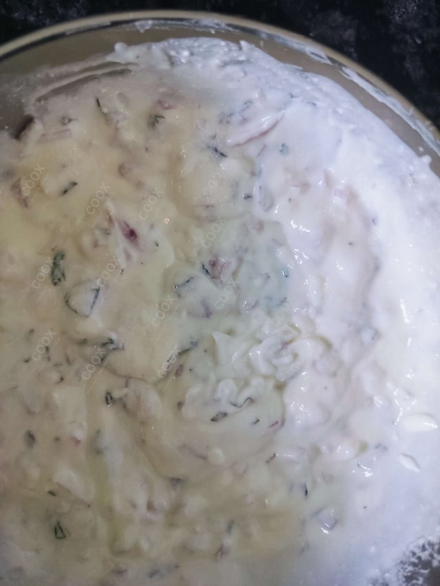 Delicious Mix Veg Raita prepared by COOX