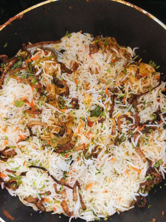Delicious Chicken Biryani prepared by COOX