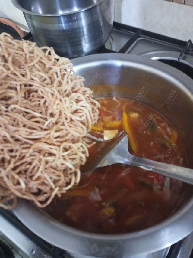 Tasty American Chopsuey cooked by COOX chefs cooks during occasions parties events at home