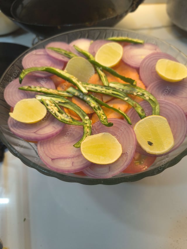 Delicious Salad, Papad prepared by COOX