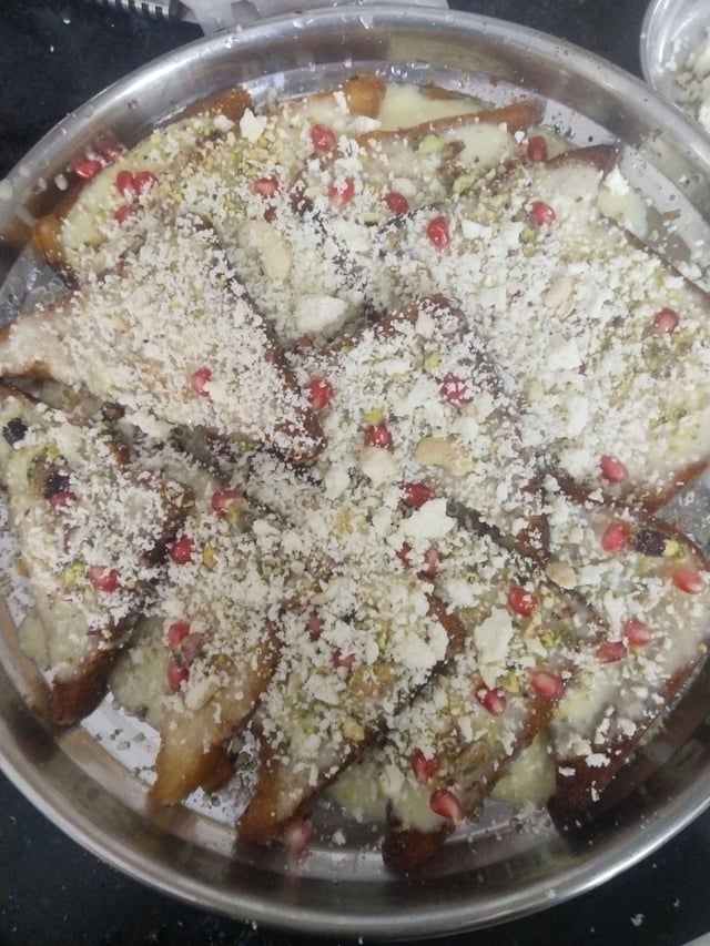 Delicious Shahi Tukda prepared by COOX