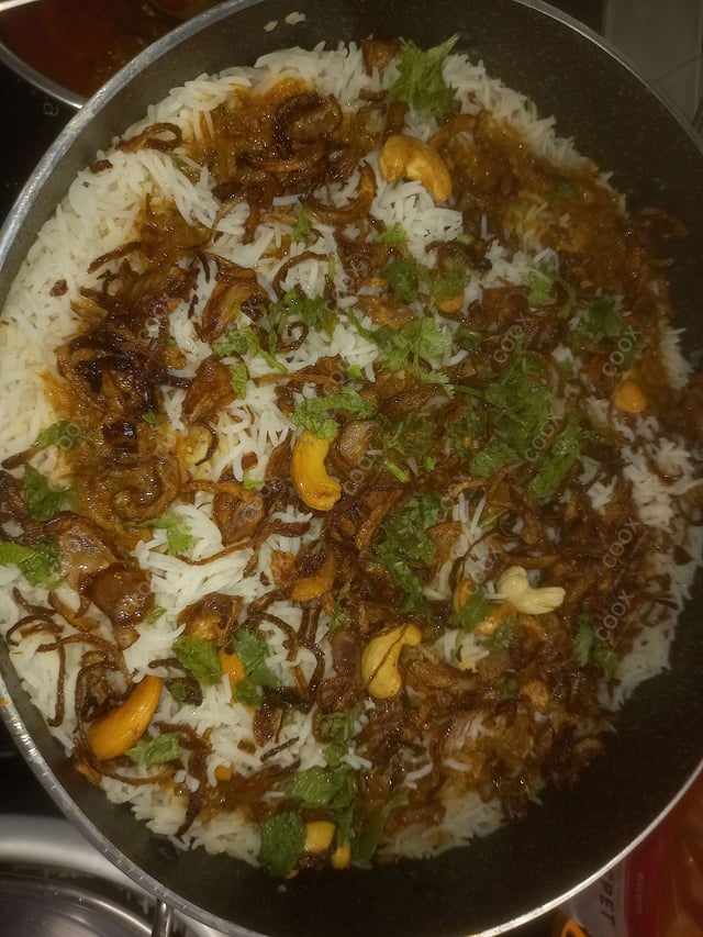 Delicious Chicken Biryani prepared by COOX