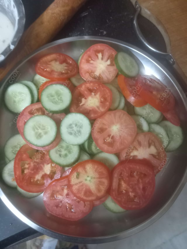 Delicious Salad, Papad prepared by COOX