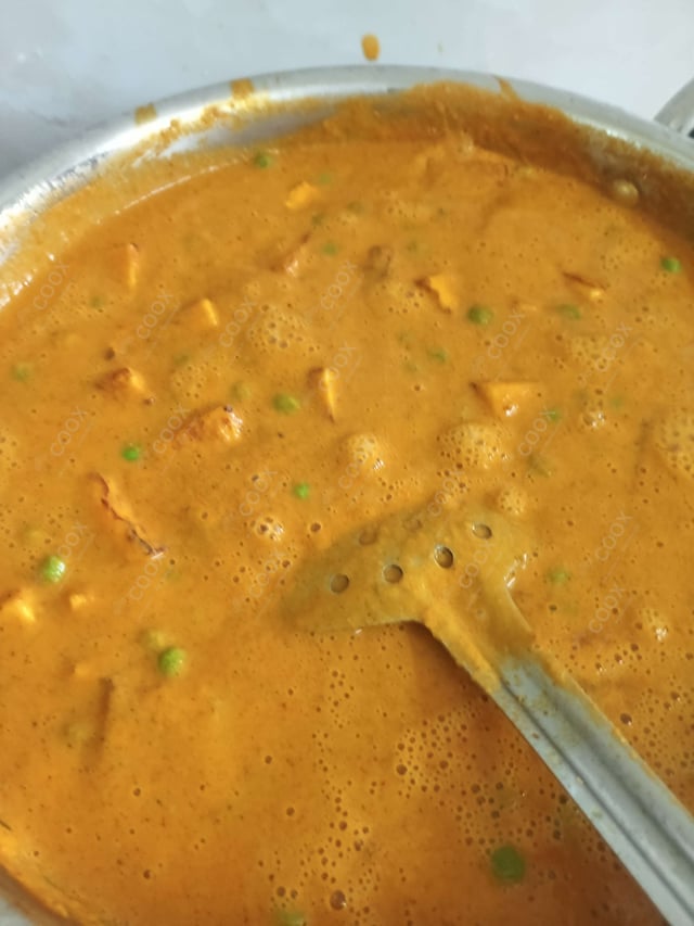 Delicious Matar Paneer prepared by COOX