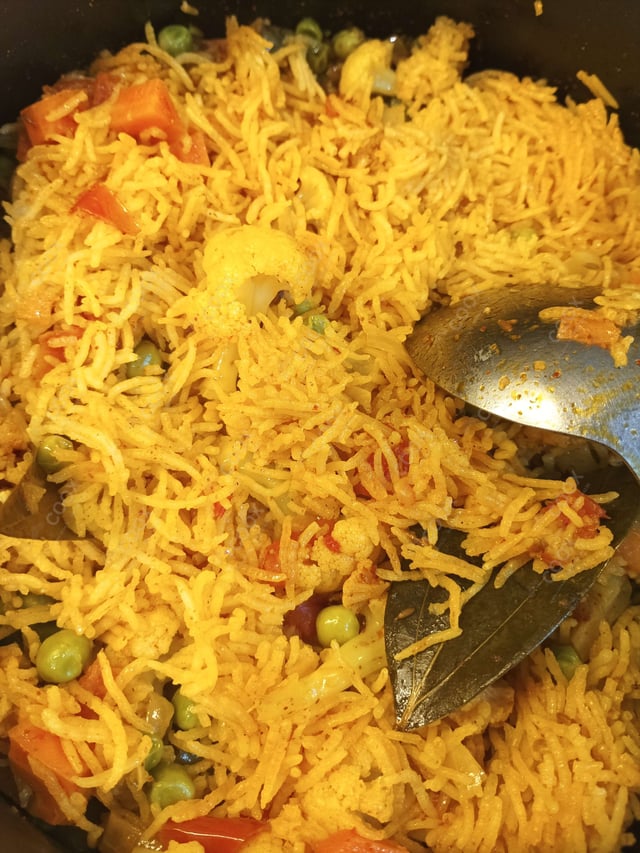 Delicious Veg Pulao prepared by COOX