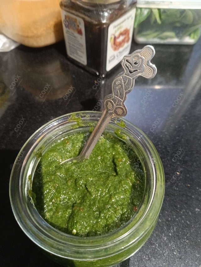 Delicious Green Chutney prepared by COOX
