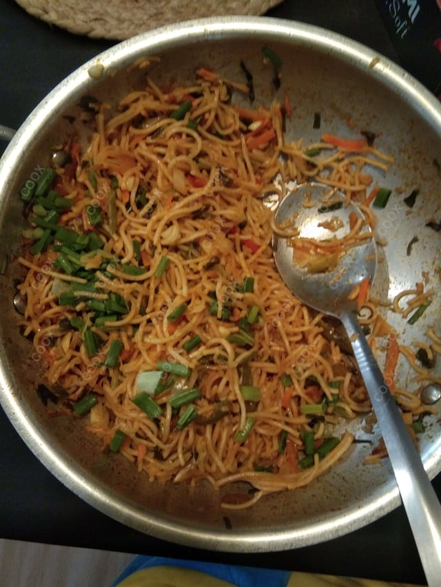 Delicious Chilli Garlic Noodles prepared by COOX