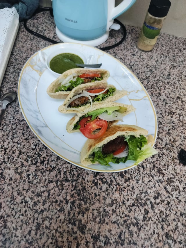 Delicious Falafel Pockets prepared by COOX